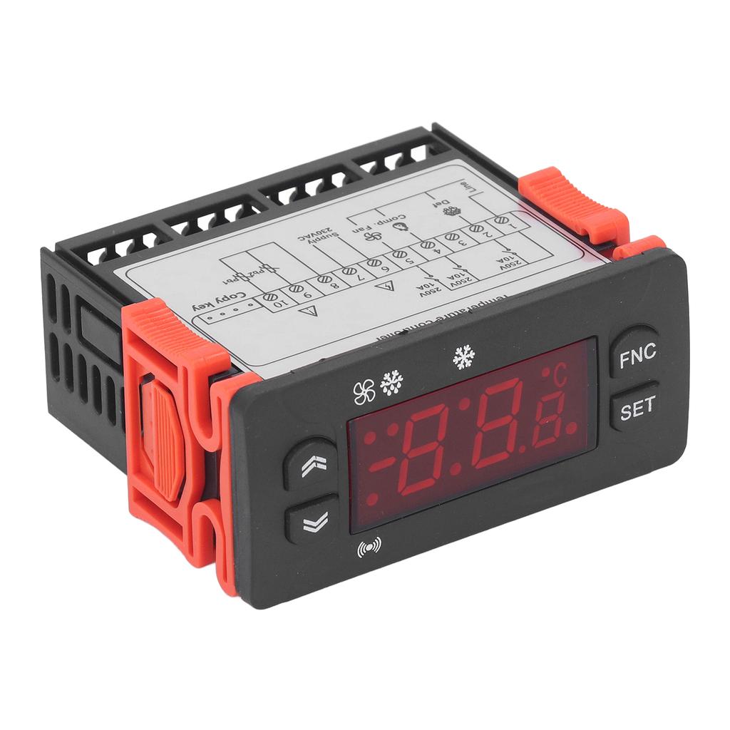 Регулятор температуры по Фаренгейту, по Цельсию, переключаемый цифровой дисплей, датчик, термостат 230 В переменного тока f