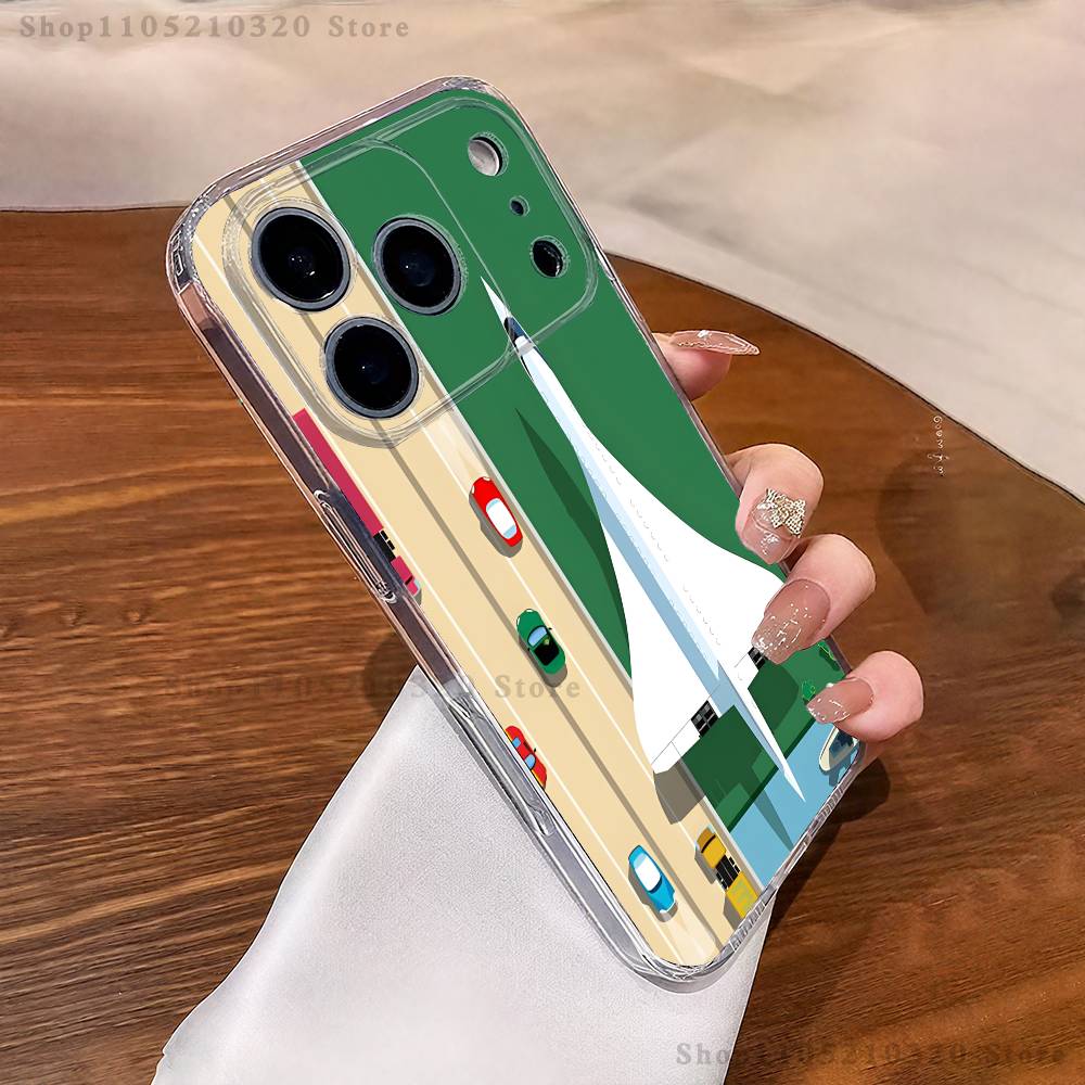 Чехол для телефона Concorde Air France для iPhone 17,16,11,15,13,14,12,Air,Mini,Plus,Pro,Max,Plus,E Прозрачный Мягкий