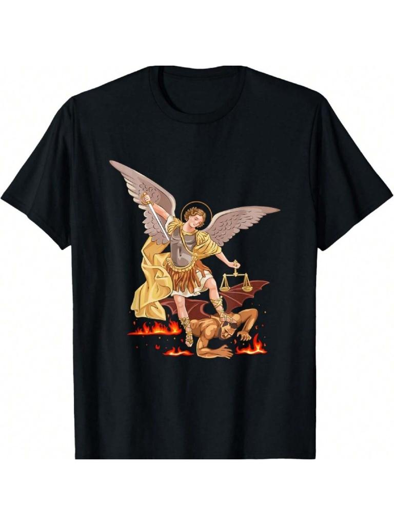 Saint Michael The Archangel T-Shirt1