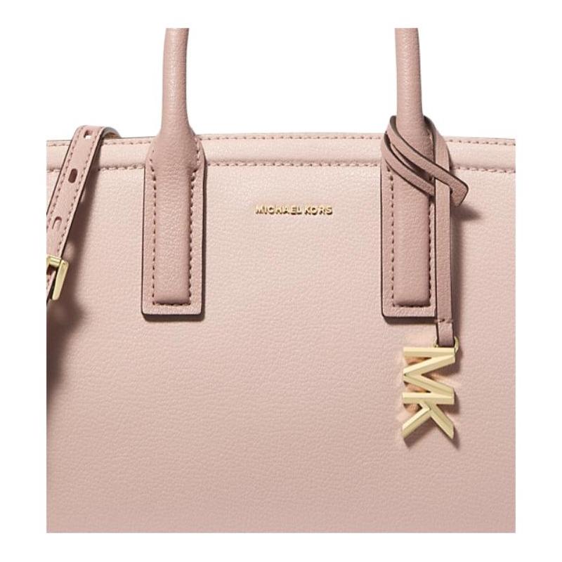 Michael Kors Сумка-портфель Laila из фактурной кожи, маленькая, женская, розовая