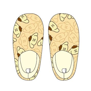 Тапочки Sanrio x Multicolor [Nishio] Рисунок-сан Размер приблизительный. 22-24см