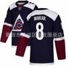 Mens Ice Hockey Jersey Colorado Avalanche Style Embroidered Team Uniform Cotton Sport Shirt Adult Players