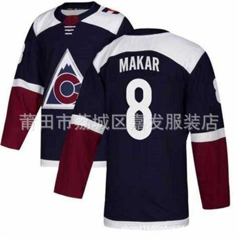 Mens Ice Hockey Jersey Colorado Avalanche Style Embroidered Team Uniform Cotton Sport Shirt Adult Players