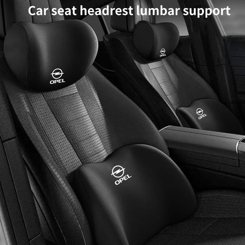 Car Headrest Neck Pillow Memory Foam Protective Lumbar Support For Opel Corsa Astra Insignia Vectra Zafira Meriva Mokka Vivaro