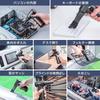 Sanwa Direct Перезаряжаемый Электрический Воздушный Циферблат Бесступенчатый Поток Воздуха 2 Насадки Перевернутое Распыление Сумка для Хранения Компактный Воздуходувка Пыльник, USB-C, Переключатель, Регулировка,