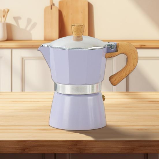 Кофеварка Moka Pot Espresso Maker 150 мл, легкая, простая в использовании, итальянская кофеварка для плиты
