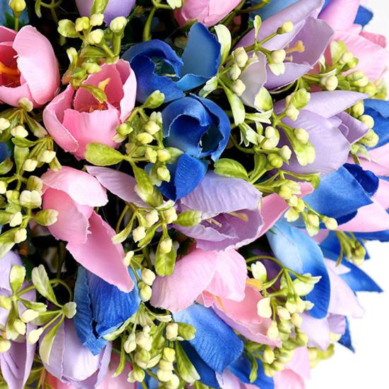 Искусственный цветочный шар с шипом, реалистичные искусственные розы, устойчивые к погодным условиям, искусственные цветы роз