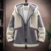 Autumn And Winter New Trendy Warm Thickened Jacket Outdoor Loose Casual Large Size Jacket For Men