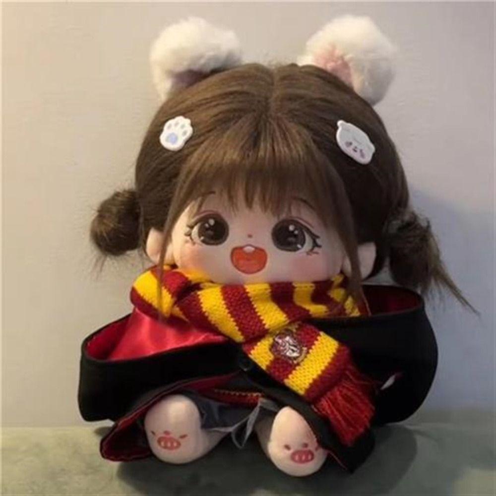 Красивая одежда для 20-сантиметровой хлопковой куклы, модная толстовка, трендовый K-pop наряд для плюшевых кукол