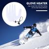 Heating Pad Heated Gloves Pad Xmas Gift USB Heated Gloves Pad Hand Warmer Thermal Winter Warm Five-Finger Gloves Heating Pad