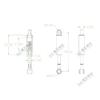 Metal Shock Absorbers for 1/14 Tamiya RC Truck For scania For volvo For man