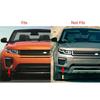 LR079387 LR079375 Side Bumper Air Vent Hood Lamp Trim Front Fog Light Cover Frame For Land Rover Range Rover Evoque 2016-2019