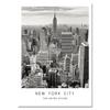 Nordic Style Black White Paris London New York World City Landscape Canvas Painting Poster Prints Wall Art Picture Room Decor