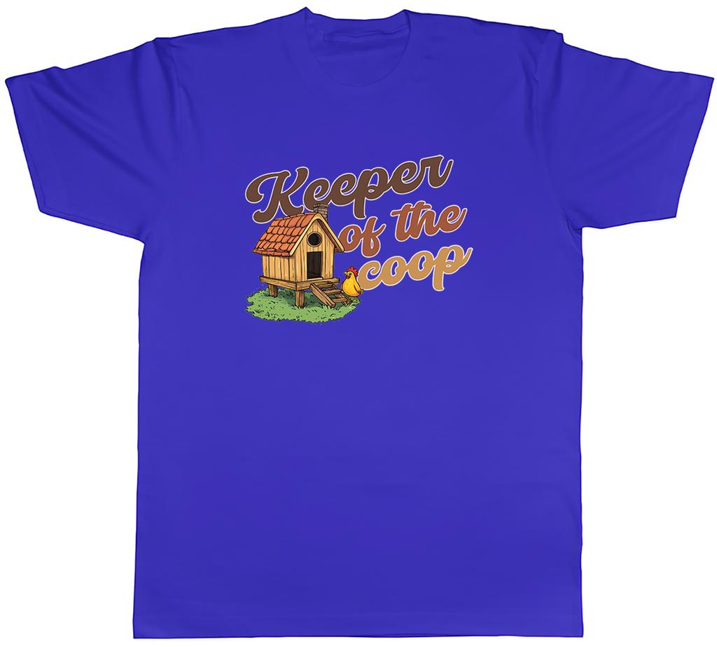 Keeper of the Coop Funny Chicken Lover Unisexs TShirt Tee Gift Top