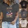 Retro Womens T Shirt 250 Years of Freedom Eagle USA Flag American History Tee