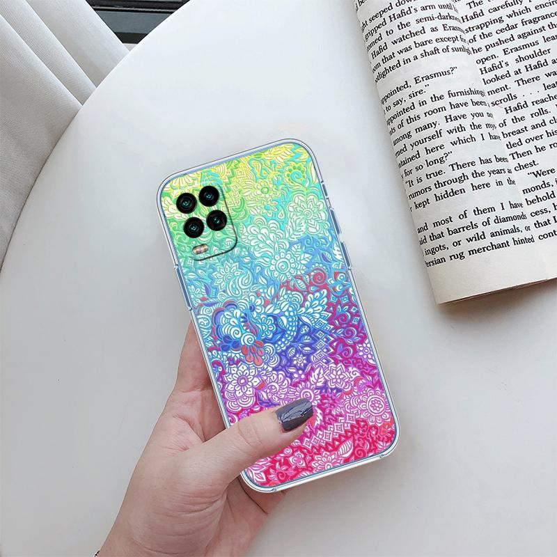 RP46 Mandalas Transparent Phone Case for Samsung Galaxy A04 A04S A14 A23 A34 A54 M23 M33 M52 M53