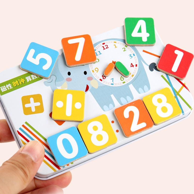 New Puzzles Wooden Magnetic Digital Counting Stick Educational Toys for Children Baby Mathematics Arithmetic Early Learning Toy