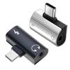 Адаптер USB C на 3,5 мм для наушников и зарядных устройств с 3,5 мм портом для наушников, быстрая зарядка PD60W, дизайн из алюминиевого сплава