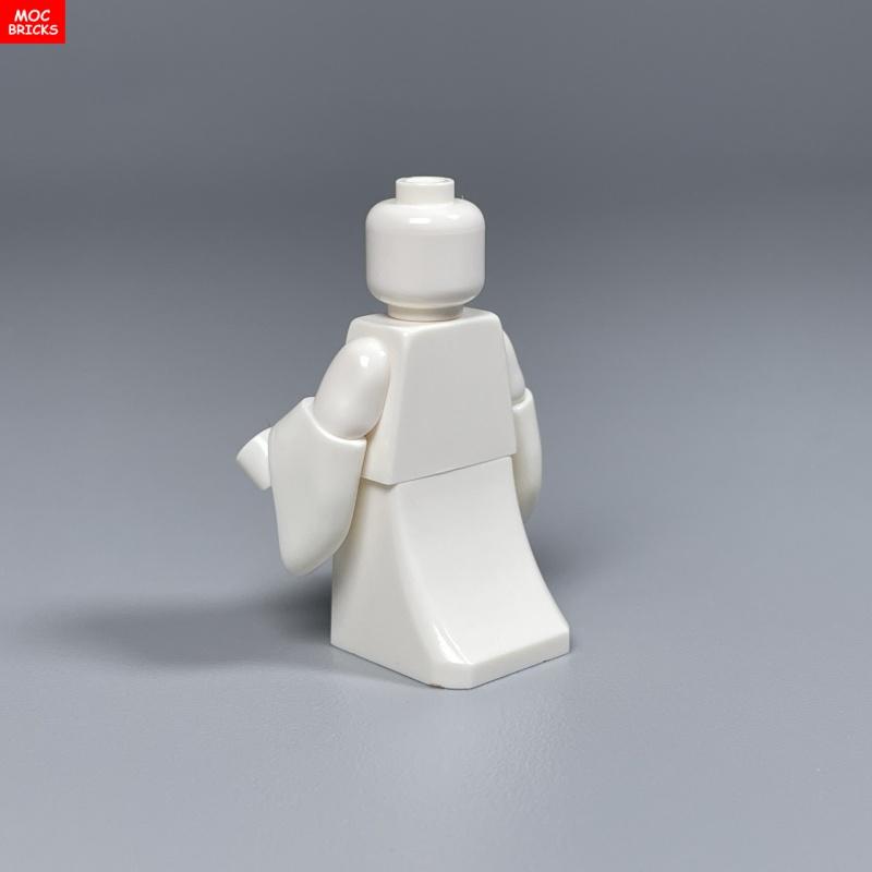 Нетоксичные Moc Кирпичи 4 см Часть Тела Фигурки Напечатанная Длинное Платье Рубашка Халат Мужчина Женщина Ткань Рукав Аксессуары Собранные Строительные Блоки Игрушки