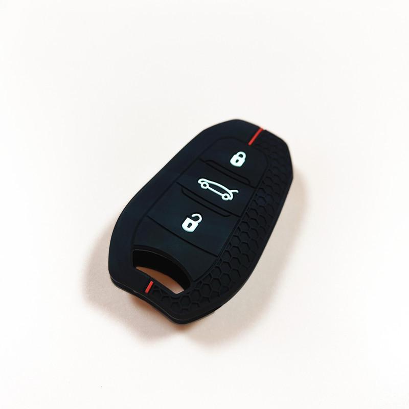 Peugeot Silicone Key Cover for 308, 307, 508, 4008, Snow Dragon DS, Sega C4L