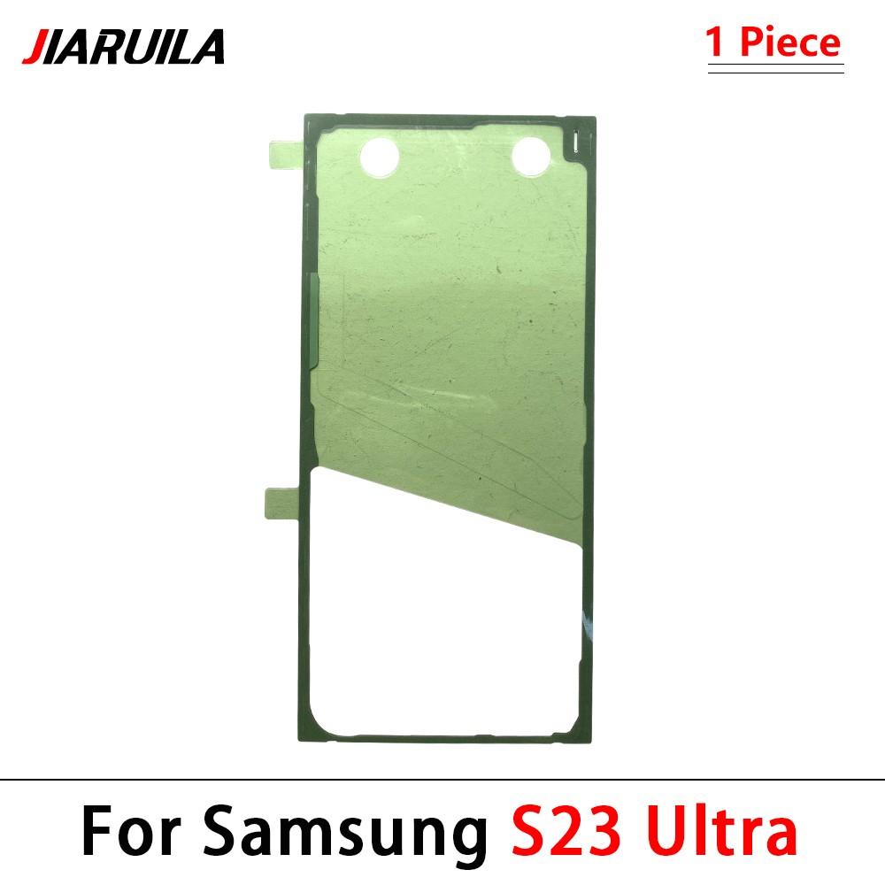 Клейкая наклейка на заднюю крышку для Samsung S20 S21 S22 S23 S24 Plus Ultra, водонепроницаемая наклейка на заднюю крышку