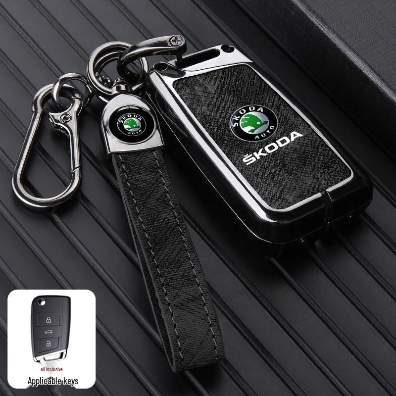 Чехол для ключа Skoda для моделей Octavia, Superb, Kamiq, Scala, Karoq, Yeti