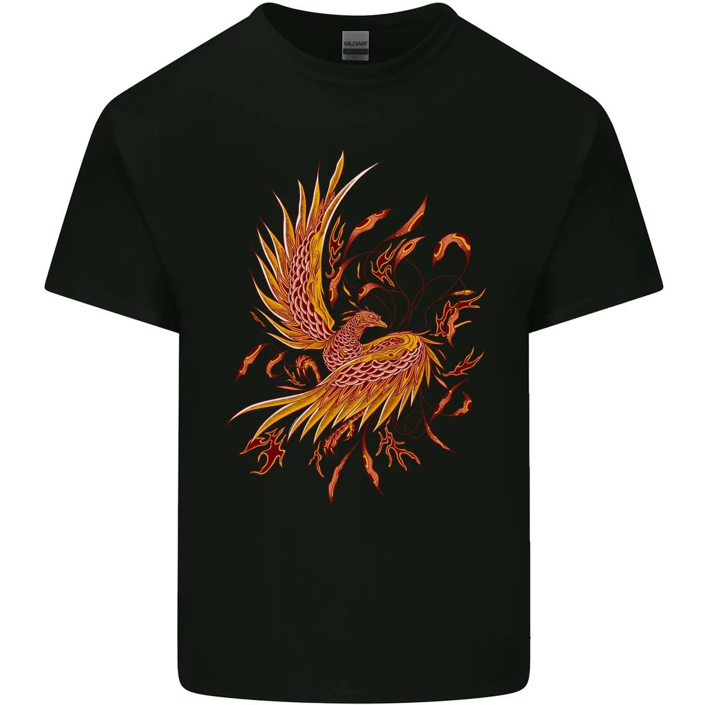 A Pheonix Rising From the Ashes Kids T-Shirt Childrens