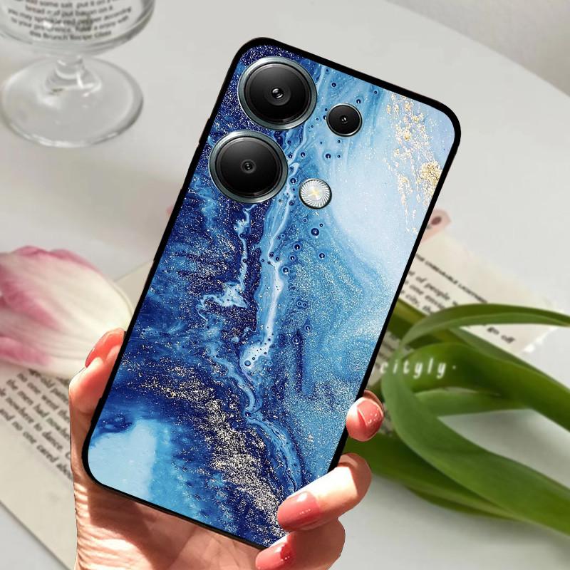 Для Xiaomi Poco M6 Pro 4G Чехол PocoM6 Pro Ударопрочный Мягкий ТПУ Силиконовый Чехол для Телефона Для Poco M6 Pro 4G Funda Capa Мультяшный Корпус