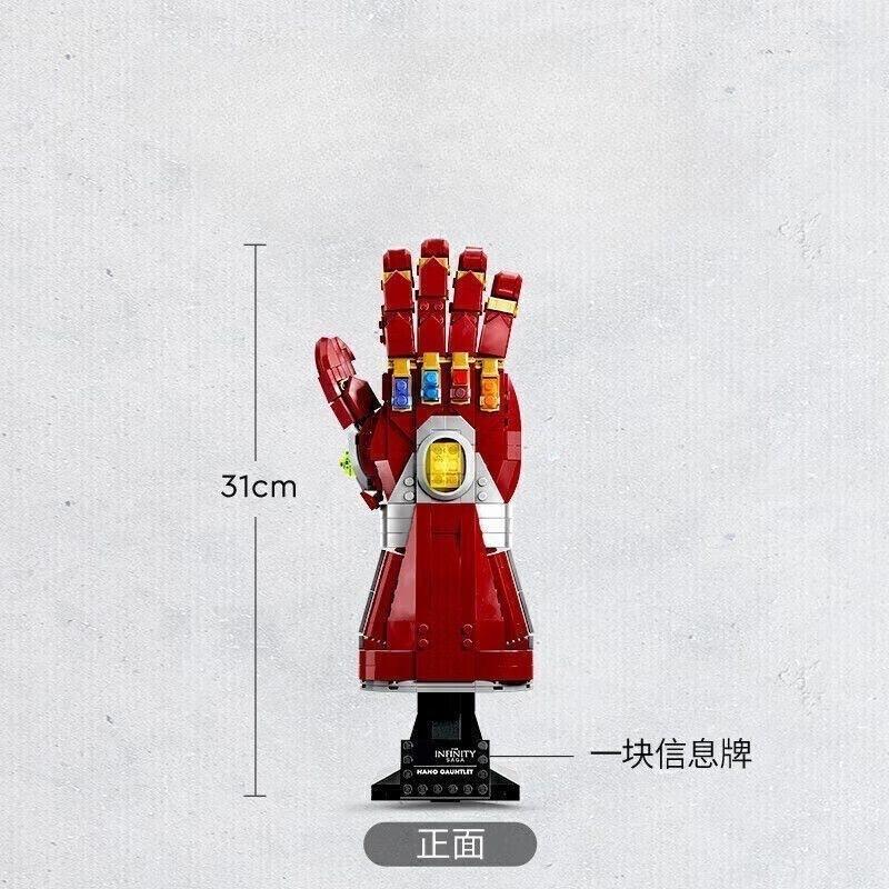 Мстители Marvel Железный Человек Воины Битва Нано Бесконечные Перчатки Мелкие Частицы Подарок Для Детей Образовательные Строительные Блоки Игрушка