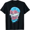 Dripping Trans Pride Skull Transgender Unisex T-Shirt