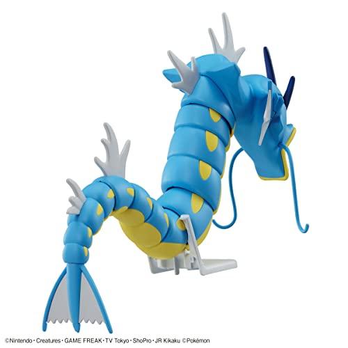BANDAI SPIRITS Коллекция пластиковых моделей Pokemon 52 Select Series Gyarados Пластиковая модель с цветовой кодировкой