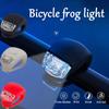 Велосипедный фонарь-лягушка, ночной предупреждающий фонарь, сменная батарея, задний фонарь для велосипеда, наружный фонарь для езды на велосипеде, аксессуары для велосипедного оборудования