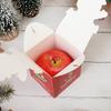 20 шт. рождественских подарочных коробок с конфетами, шоколадным печеньем, яблоками, упаковочные коробки, сумки Санта-Клауса, рождественские украшения для дома на Новый год 2025