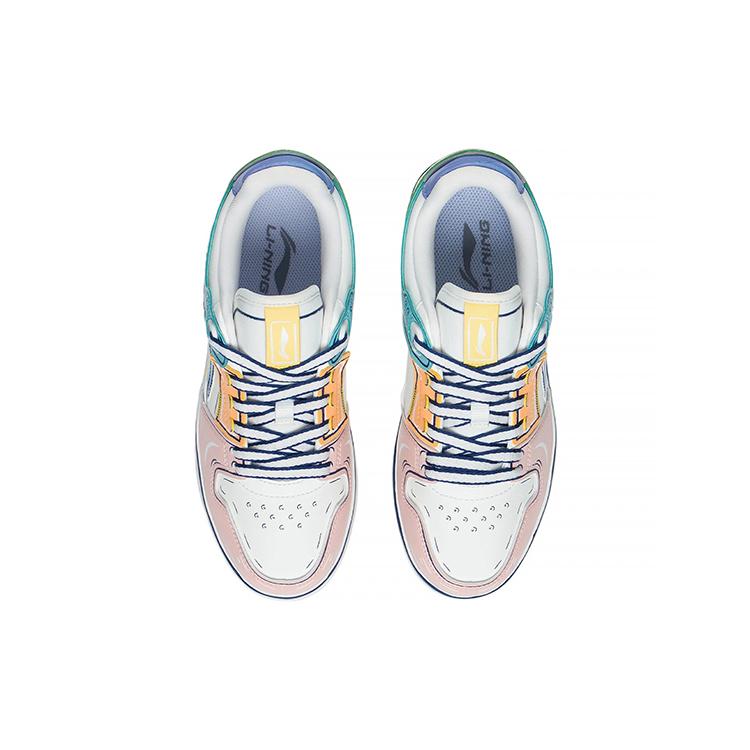 Li Ning Tianji Скользкие Устойчивые Амортизирующие Износостойкие Легкие Дышащие Низкие Скейтборд Обувь Женская AGCS200-2