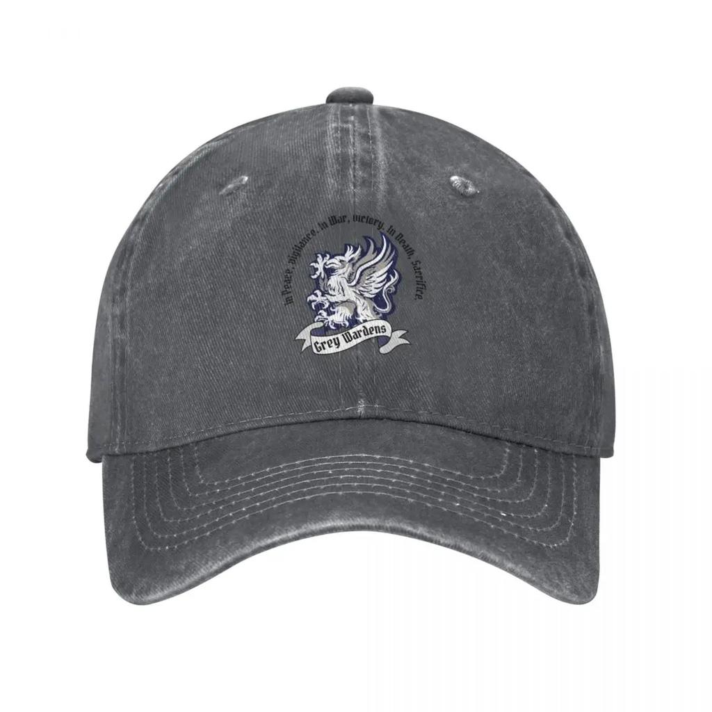 Grey Wardens Dragon Age Origins Logo and Quote Baseball Cap Golf fishing hat Wild Ball Hat custom caps For Unisex Womens
