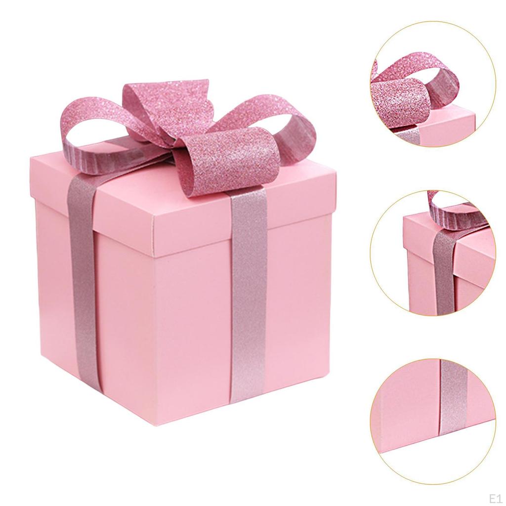 Christmas Gift Boxes Decorations Decorative Xmas Box Ornaments for Wrap