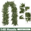 DIY Accessories Cypress Pine Garlands Green Christmas Decoration Cedar Greenery Rattan  Christmas