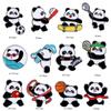 Craft Panda Skateboard Brooch Trinket Giant Panda Shape Badge  Girls/Boy Bag Gifts