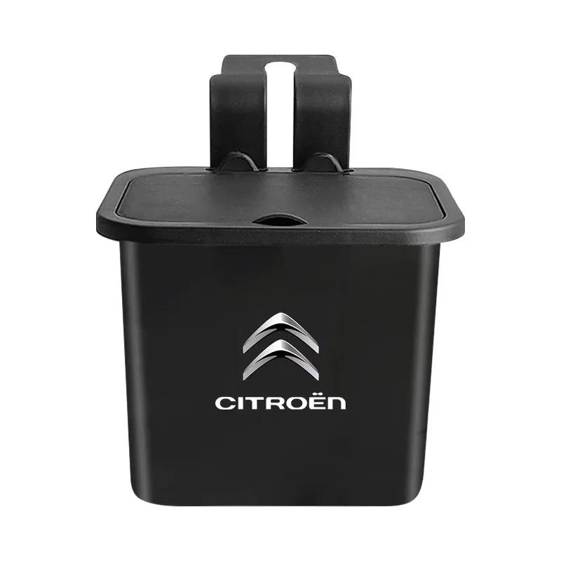 Car Trash Can Portable Hanging Vehicle Garbage Case For Citroen C1 C2 C3 C4 C5 C6 C8 C4L DS3 DS4 DS5 LS DS6 Grand Picasso