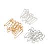 30pcs Brooch Pins with 3 Holes Safety Pins Brooch Heavy Duty Kilt Pins Fasteners for DIY Crafts Sewing Clothing Blanket