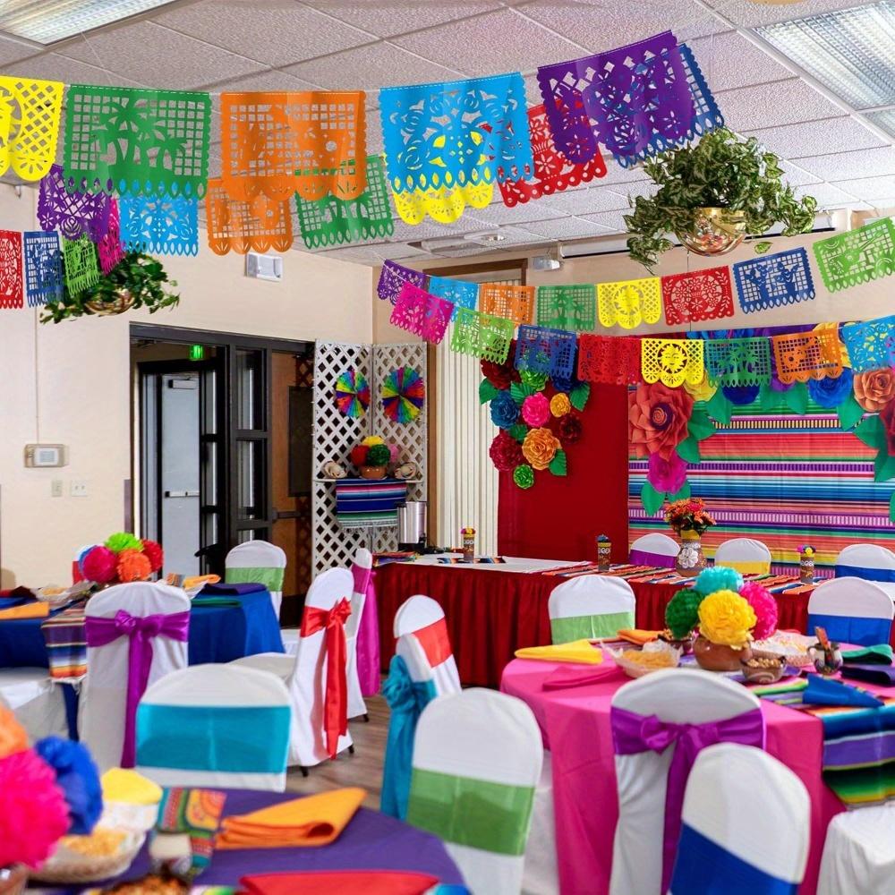 2 шт. Украшения для вечеринки «День мёртвых» 1 шт. Баннер «Фиеста» с 9 флажковым баннером для вечеринки в мексиканском стиле «День мёртвых» Подвесной декор Принадлежности для домашней вечеринки