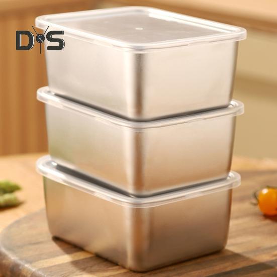 Ланч-бокс из нержавеющей стали, коробка для пикника, бенто, большая емкость, портативный контейнер для обеда для домашнего офиса, школы