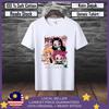 Премиальная футболка Demon Slayer Baju Viral для мужчин, 100% хлопок, мужская футболка, женская футболка