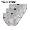 3 Pieces Briefs Men's Big Size Underwear Cotton Panties Shorts Underpants Undies Breathable Knickers L XL 2XL 3XL 4XL 5XL 6XL 7XL