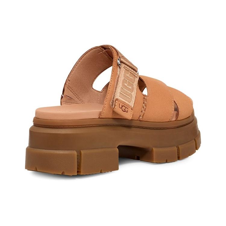 UGG Тканевая стильная женская сандалия Тостово-коричневая 1136765-TOAS