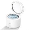 Ultrasonic Denture Cleaner with Transparent 150ml Portable for 45kHz Oral Appliance Japan PSE "Industry First" Lid, Ultra-Compact, Water-Saving