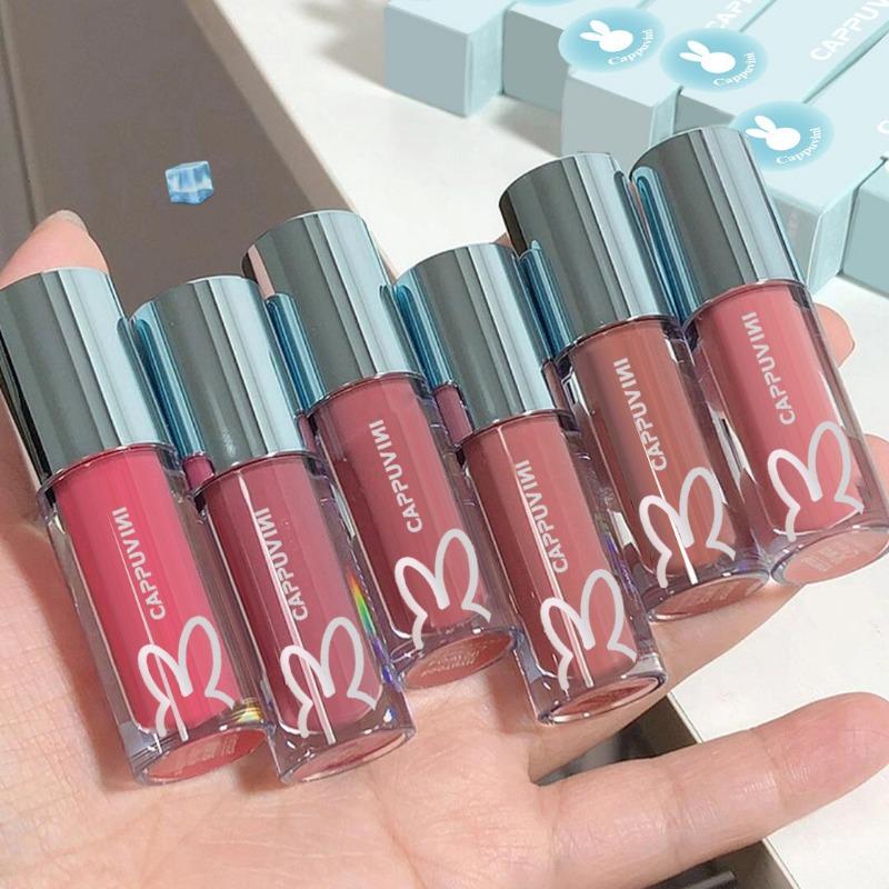 НОВЫЙ Водостойкий Зеркальный Блеск для Губ Макияж Кристальный Желейный Увлажняющий Блеск для Губ Стойкий Виноградный Оттенок Жидкая Помада Косметика