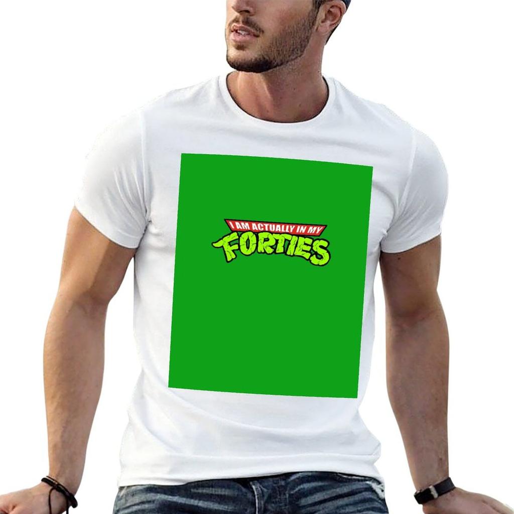 Actually In My Forties Tshirt Casual All Match Short Sleeve Tshirt