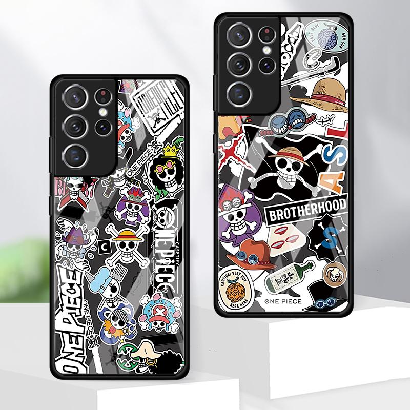 Чехол для Samsung Galaxy S25 S24 Ultra S21 S22 S20 FE S9 S23 Plus S8 Note 10 20 8 9 S10 Чехол для телефона OneS P-ieceS Логотип ZoroS