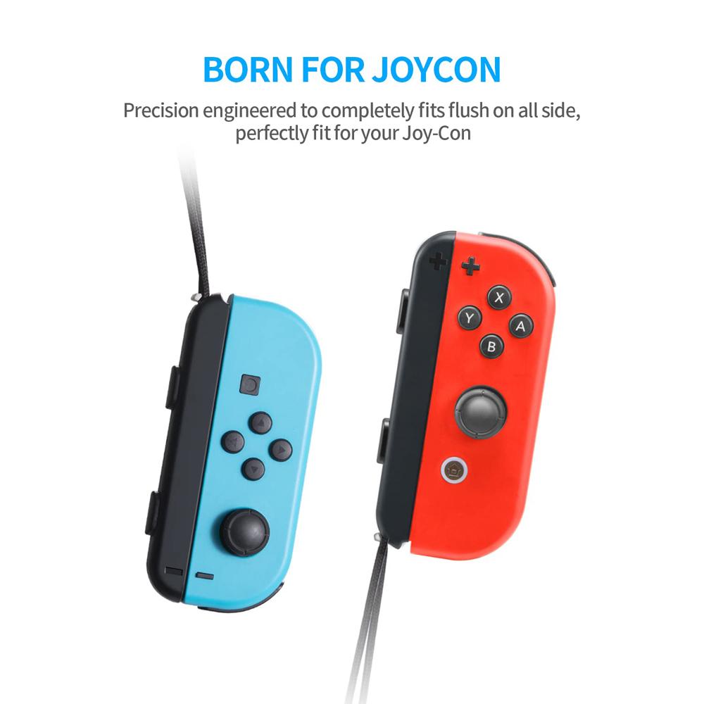 4 шт. ремешок на запястье для Switch Joycon – 2 шт. сменные ремешки для шнурков аксессуары для контроллера Joy Con Joy-Con
